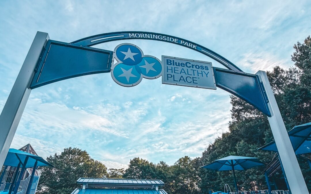 Blue Cross Healthy Place inside Morning Side Park in Knoxville, TN